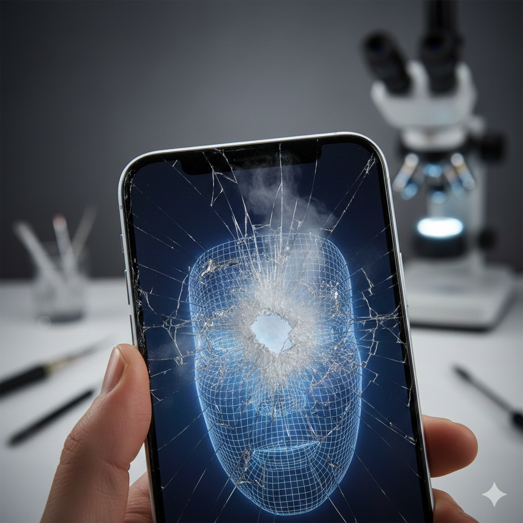 Damaged Phone Screen